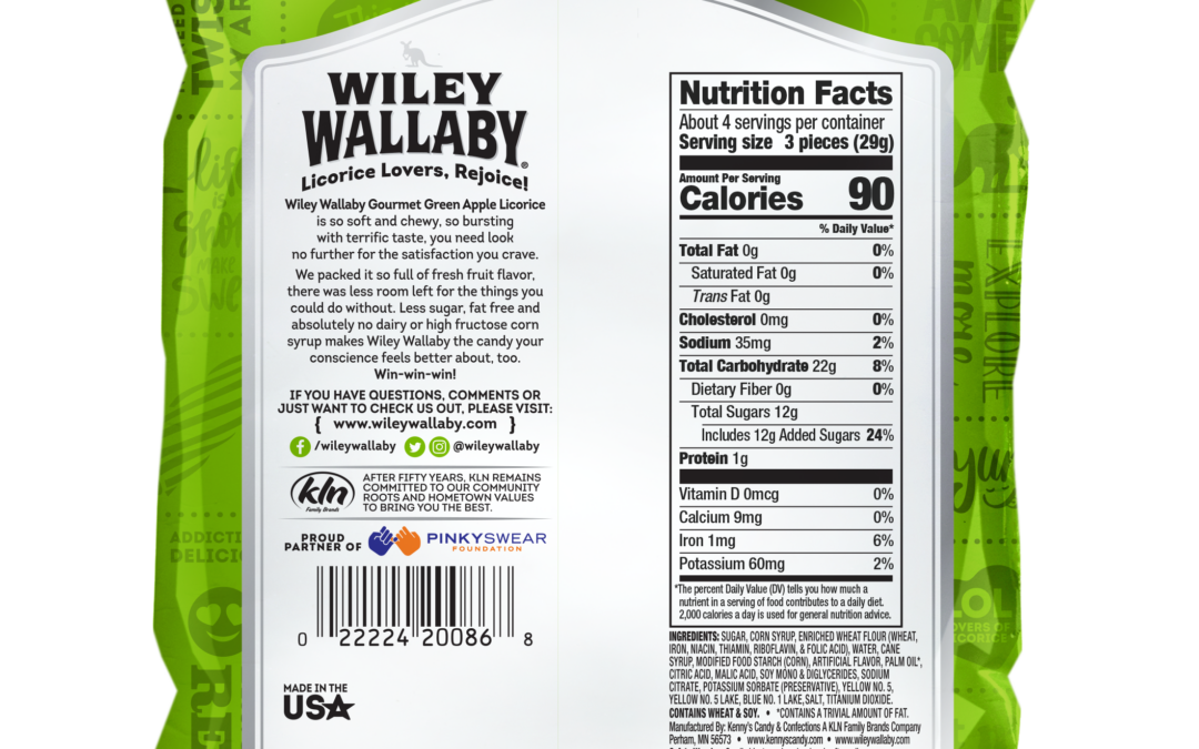 120086 Wiley Green Apple 4oz Back
