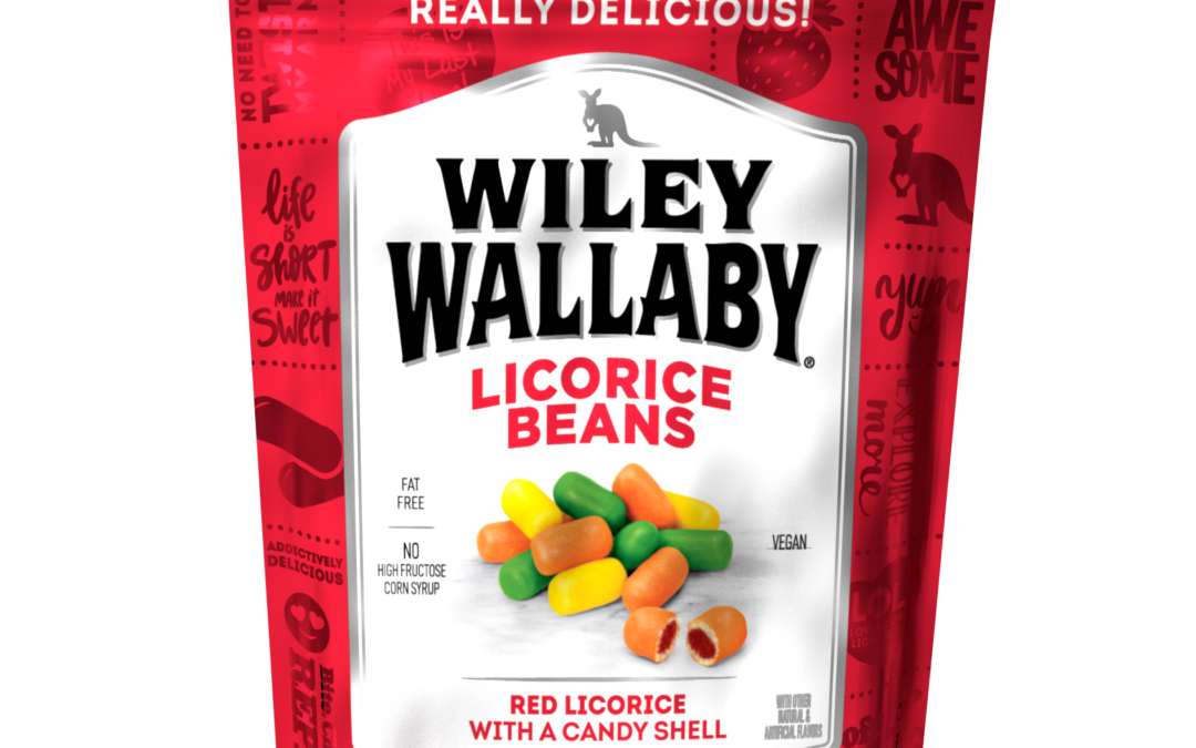 120077 Wiley Red Licorice Beans 7.05oz