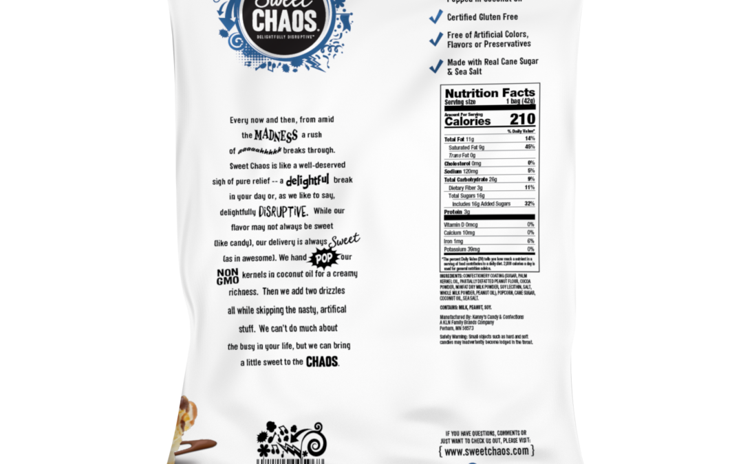 300596 Sweet Chaos Peanut Butter Cup Drizzle 1.5oz Back