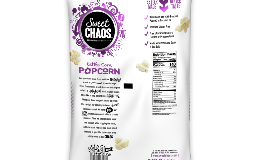 300620 Sweet Chaos Kettle Corn 7oz Back