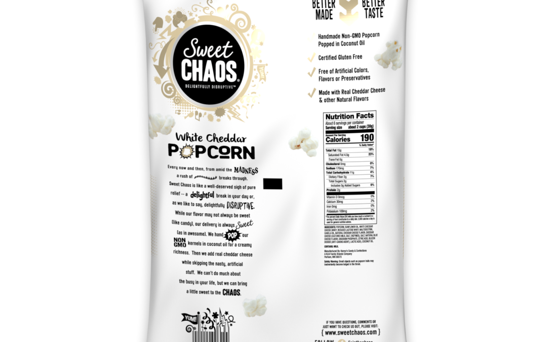 300622 Sweet Chaos White Cheddar 6oz Back