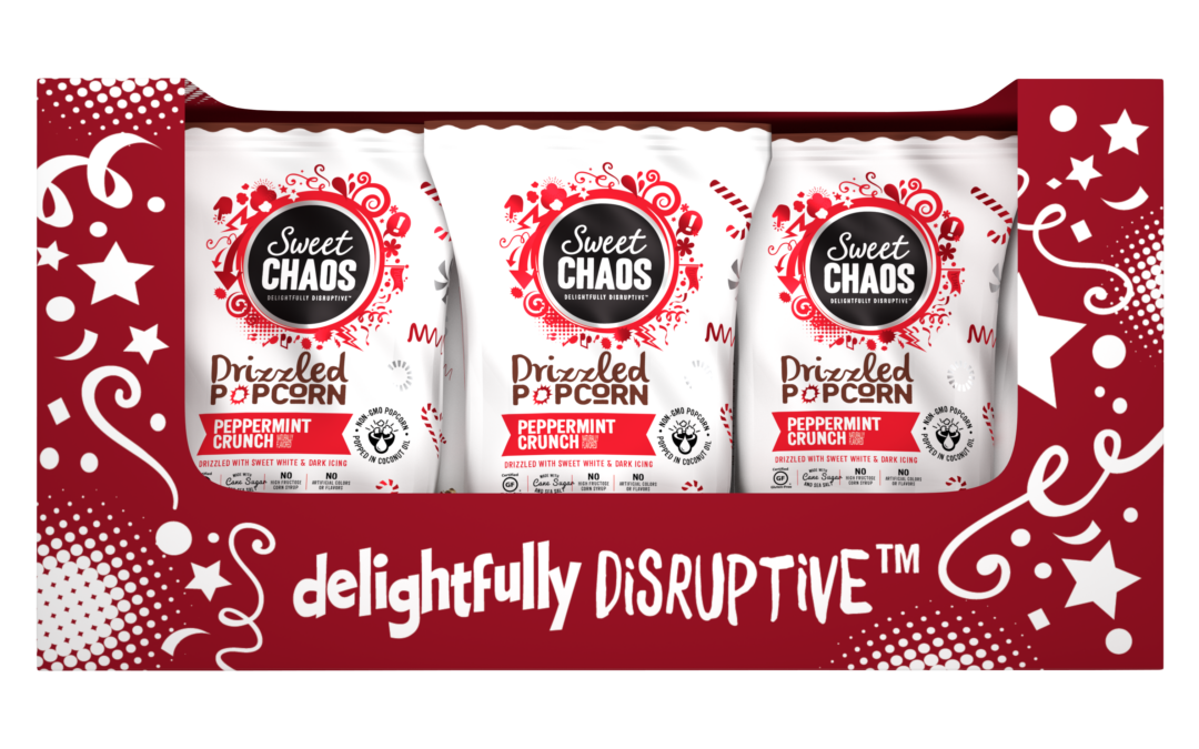 350055 Sweet Chaos Peppermint Crunch Drizzle 5.5oz Case V1