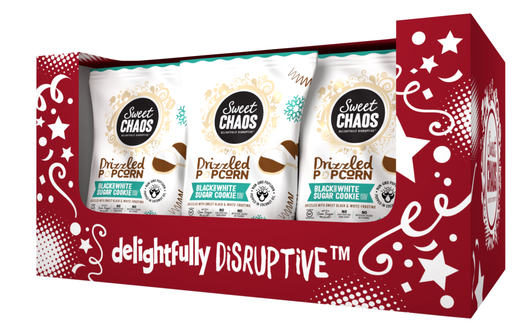 350132 Sweet Chaos Black & White Sugar Cookie Drizzle 5.5oz Case V2