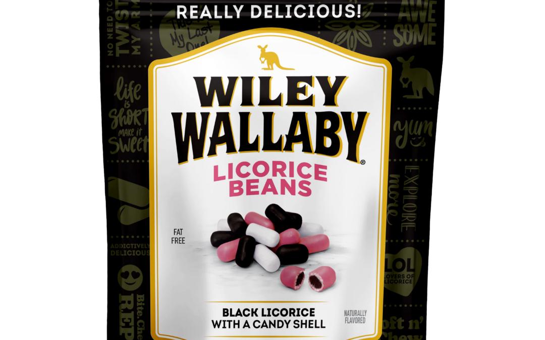 120078 Wiley Black Licorice Beans 7.05oz