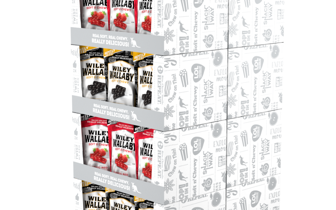 120154 – Red and Black Quarter Pallet