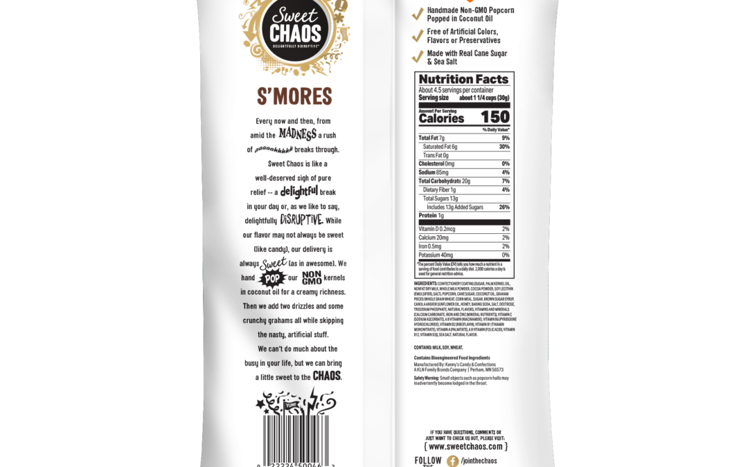 5oz S’mores Drizzle Bag Back