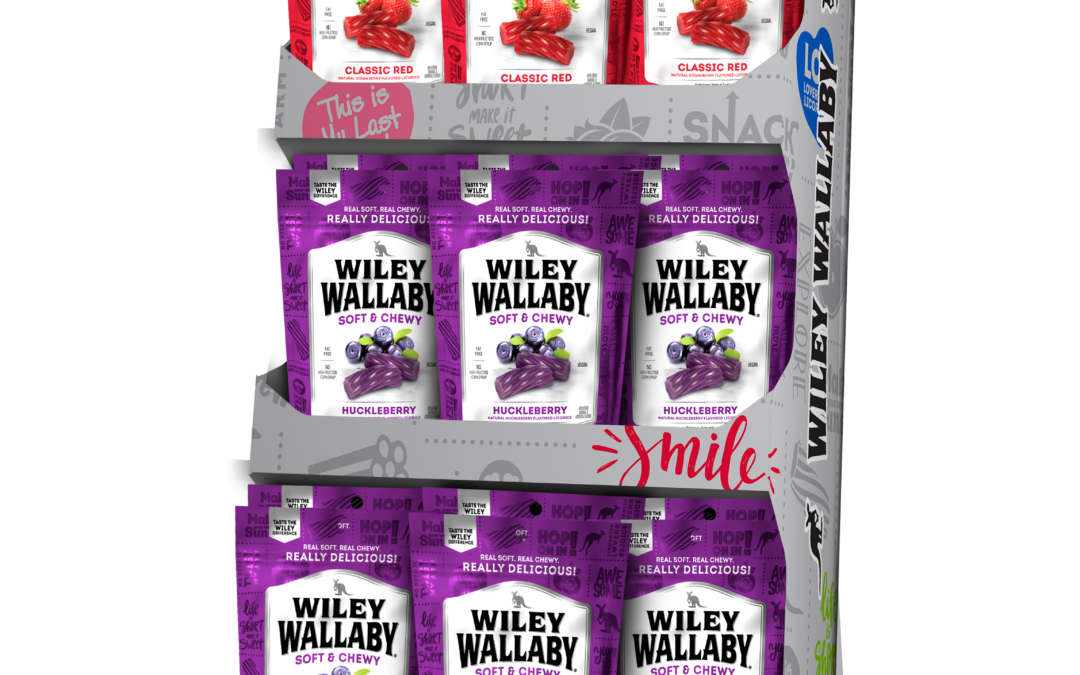 121134 Wiley Wallaby 7.05oz Shipper – Classic Red & Huckleberry
