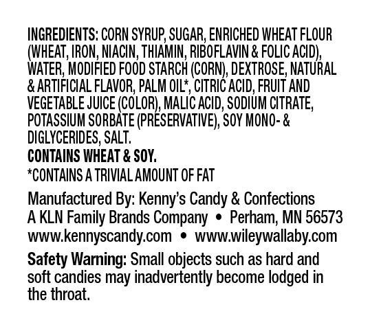 120271 Wiley Wallaby Twists Triple Berry 5 oz Ingredients