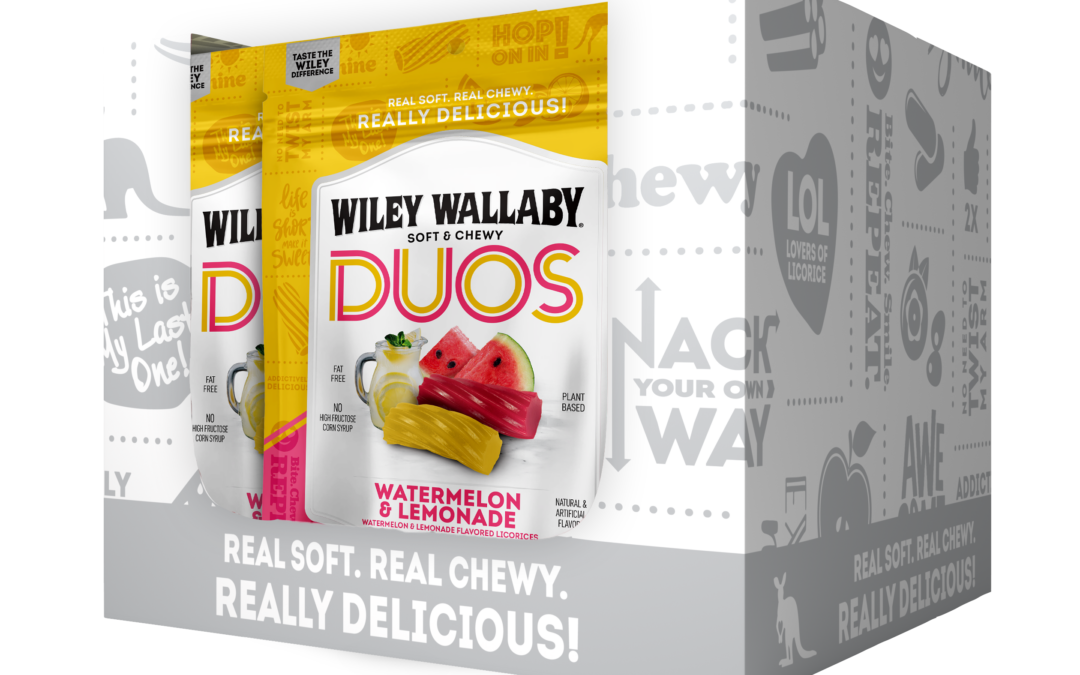 120272 Wiley Wallaby Duos Watermelon Lemonade 10 oz Case Angled