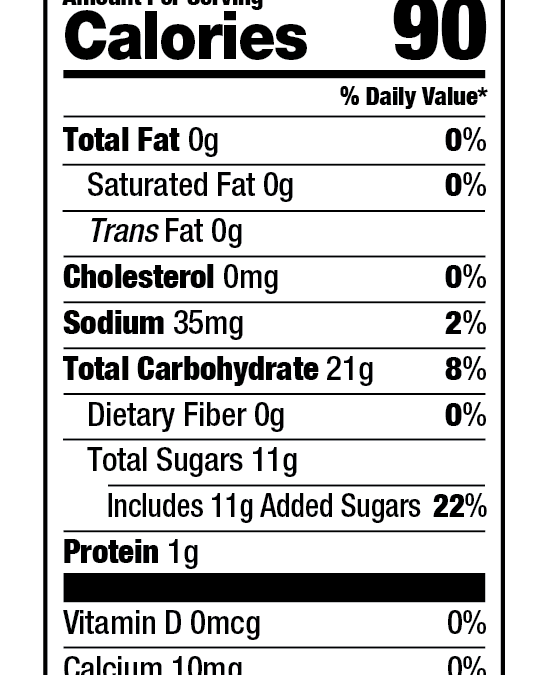120275 Wiley Wallaby Duos Berry Pomegranate 10 oz Nutritional
