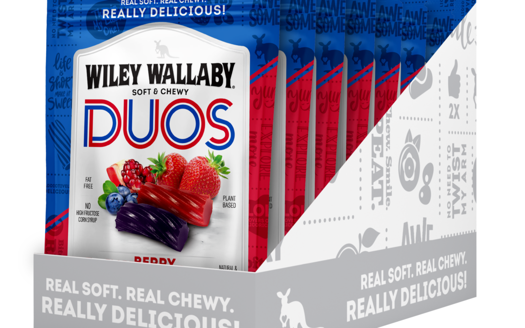 120276 Wiley Wallaby Duos Berry Pomegranate 7 oz Case Angled